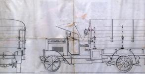 Vzcn originl vkresu .12936, na kterm je valnk Laurin & Klement typ MS v proveden pro rakouskou armdu, mete spatit v exposici Jihoeskho motocyklovho musea v eskch Budjovicch. Je zajmav, e armdou poadovan npisy na vozidle byly zakresleny ji na tomto tovrnm vkresu. Vkres je datovn 6. XI. 1916.