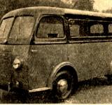Fotografie mikrobusu z asopisu Auto .4 / 1948