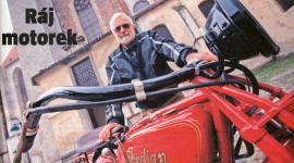 Petr Holek je nejen provozovatelem Jihoeskho motocyklovho muzea, ale hlavn sbratelem historickch motorek, cestovatelem a spisovatelem. Foto 7/Marek Podhora
