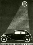 Dobov reklama z tisku, uveejnn v roce 1934.