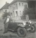 Tátův „litr“ Aero – fotka z roku asi 1946.