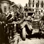 ZIS-5 Rudé armády během osvobození v květnu 1945.