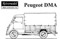 Pomineme-li kola a mrn zaoblen ela stechy, pak konstrukti Peugeotu D.M.A. pracovali jen s pravtkem - bon nrt vozu je z krabiky modelu eskho vrobce