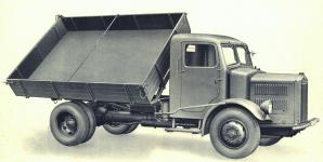 Tstrann sklp Tatra 27b s runm zvednm korby hydraulikou firmy Meiller