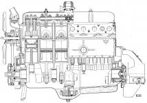 2,5 ltr. estivlcov motor Opel, proveden 1939