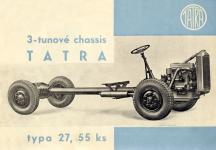 Tituln strnka prospektu chassis s pravostrannm zenm z roku 1931.