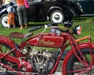 1924 Indian Scout 600 ccm na fotografii z eskobudjovick Veteran rallye Kivonoska 2009.