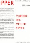 Zadní strana prospektu Meiller - Kipper.
