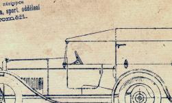 Nabdkov kresba nkladn verze vozu Aero od zstupce A. Wenke a syn z Jarome.