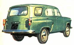 Moskvi kombi 423 - vyobrazen z asopisu Za ruljom.