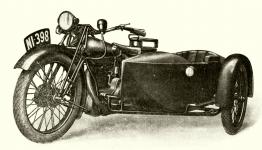 BD se sidecarem z asopisu Motor Revue 1928