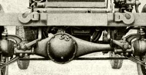 AU 1500 A (Allrad) - detail přední nápravy.