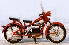 Nimbus 1952 - exponát Jihočeského motocyklového musea