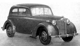 Opel Olympia 1500 OHV - tovární foto z únorového čísla časopisu Motor und Sport, vydaného k Berlínskému Autosalonu 1939.