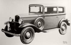 1932 Walter Junior - Luxus, s obma chrom. nraznky, ale bez ozdobn me ped chladiem (tovrn foto).
