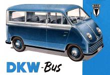 DKW F 89 L - Bus z titulní stránky firemního prospektu.