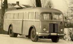 První prototypový autobus Škoda 706 RO - tovární foto.
