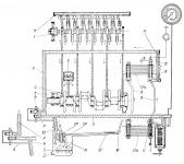 A - schema prchodu oleje pi oteven petlakovho ventilu olejovho erpadla