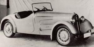 DKW Front Luxus Roadster F5 - první prototyp (karoserie Hornig, Meerane).