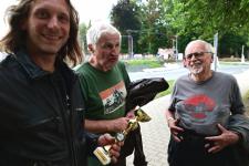 Zleva Milo� Dvo��k, Franti�ek Kroupa, Petr Ho���lek (foto: Karel Mika)