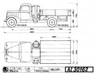 V�kres pov�le�n�ho valn�ku s gener�torem Grunert z 1.�ervna 1945 z pera kresli�e ���ka